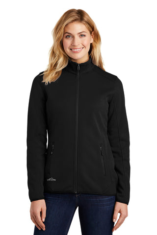 Eddie Bauer Ladies Dash Full-Zip Fleece Jacket (Black)