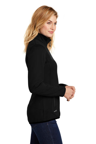 Eddie Bauer Ladies Dash Full-Zip Fleece Jacket (Black)