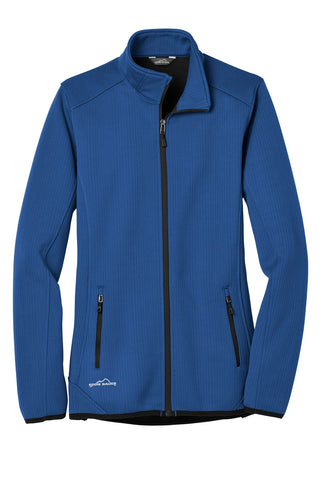 Eddie Bauer Ladies Dash Full-Zip Fleece Jacket (Cobalt Blue)
