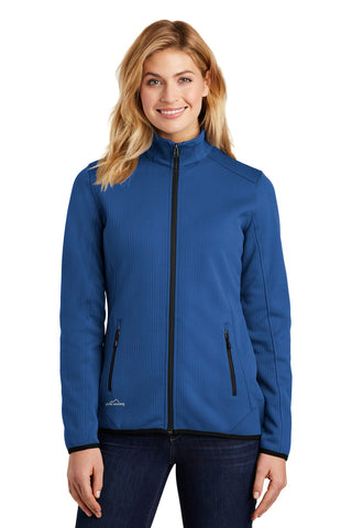 Eddie Bauer Ladies Dash Full-Zip Fleece Jacket (Cobalt Blue)