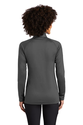 Eddie Bauer Ladies Smooth Fleece Full-Zip (Iron Gate)