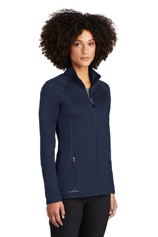 Eddie Bauer Ladies Smooth Fleece Full-Zip (River Blue Navy)