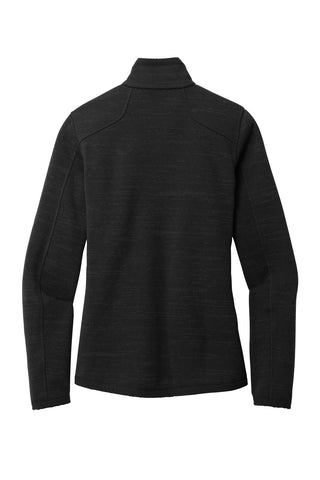 Eddie Bauer Ladies Sweater Fleece Full-Zip (Black)