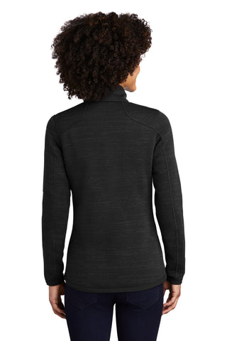 Eddie Bauer Ladies Sweater Fleece Full-Zip (Black)