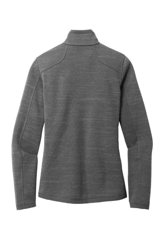 Eddie Bauer Ladies Sweater Fleece Full-Zip (Dark Grey Heather)