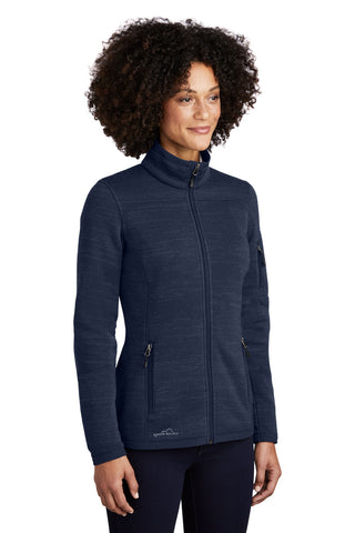 Eddie Bauer Ladies Sweater Fleece Full-Zip (River Blue Navy Heather)