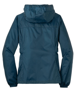 Eddie Bauer Ladies Packable Wind Jacket (Adriatic Blue)