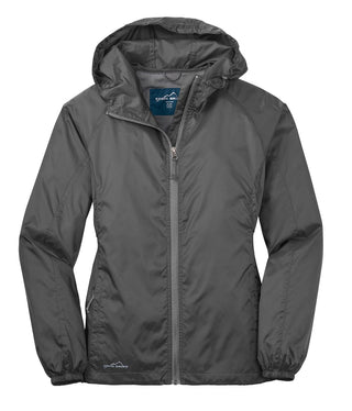 Eddie Bauer Ladies Packable Wind Jacket (Grey Steel)