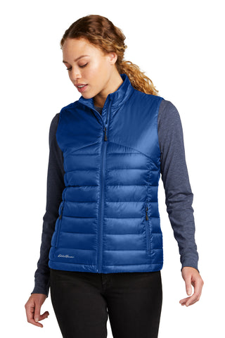 Eddie Bauer Ladies Quilted Vest (Cobalt Blue)