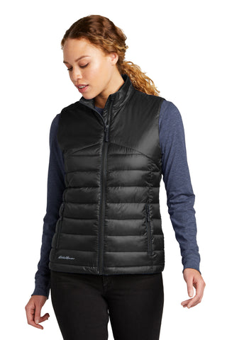 Eddie Bauer Ladies Quilted Vest (Deep Black)