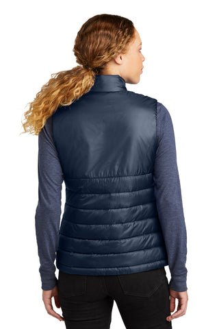 Eddie Bauer Ladies Quilted Vest (River Blue Navy)