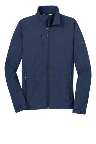 Eddie Bauer Shaded Crosshatch Soft Shell Jacket (Blue)