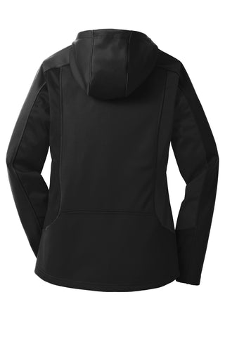 Eddie Bauer Ladies Trail Soft Shell Jacket (Black/ Black)