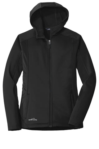 Eddie Bauer Ladies Trail Soft Shell Jacket (Black/ Black)