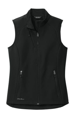 Eddie Bauer Ladies Stretch Soft Shell Vest (Deep Black)