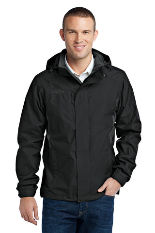 Eddie Bauer Rain Jacket (Black/ Steel Grey)