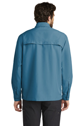 Eddie Bauer Long Sleeve Performance Fishing Shirt (Gulf Teal)