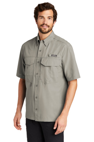 Eddie Bauer Short Sleeve Performance Fishing Shirt (Driftwood)