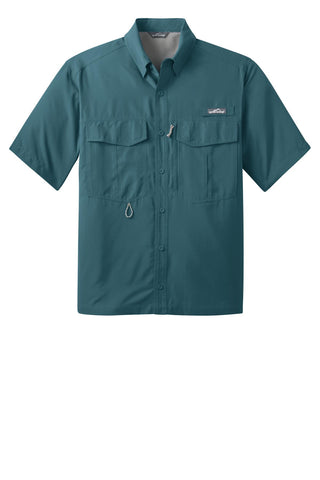 Eddie Bauer Short Sleeve Performance Fishing Shirt (Gulf Teal)