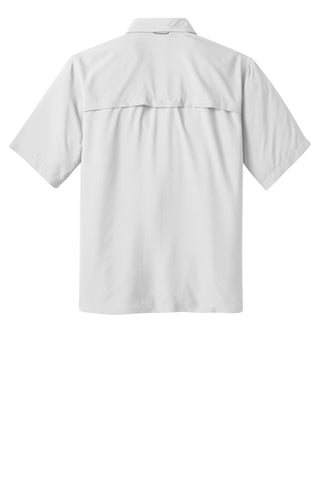 Eddie Bauer Short Sleeve Performance Fishing Shirt (White)