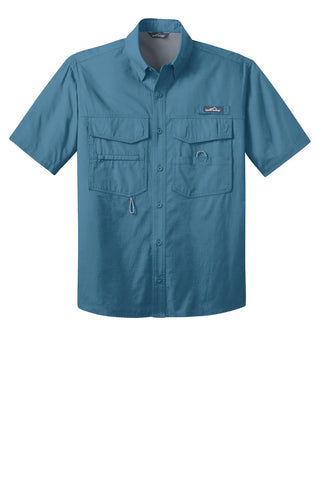 Eddie Bauer Short Sleeve Fishing Shirt (Blue Gill)