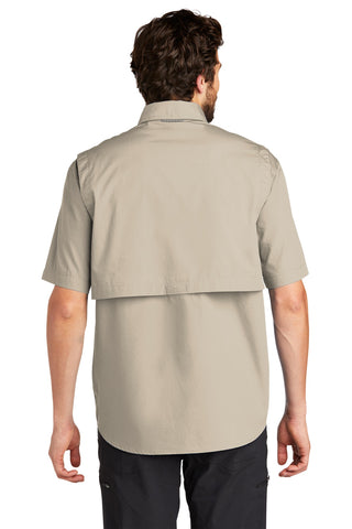 Eddie Bauer Short Sleeve Fishing Shirt (Driftwood)