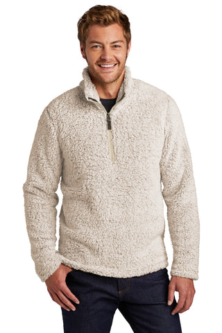 Port Authority Cozy 1/4-Zip Fleece (Oatmeal Heather)