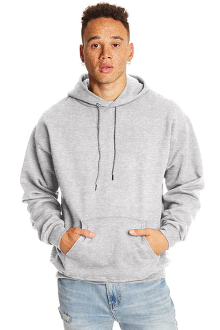 Hanes Ultimate Cotton Pullover Hooded Sweatshirt (Oxford Gray)