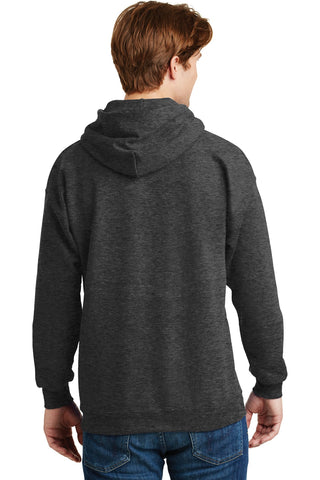 Hanes Ultimate Cotton Pullover Hooded Sweatshirt (Charcoal Heather)