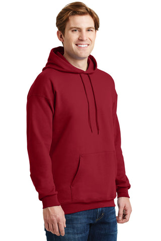 Hanes Ultimate Cotton Pullover Hooded Sweatshirt (Deep Red)