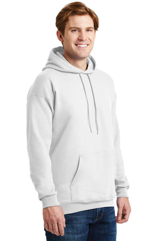 Hanes Ultimate Cotton Pullover Hooded Sweatshirt (White)