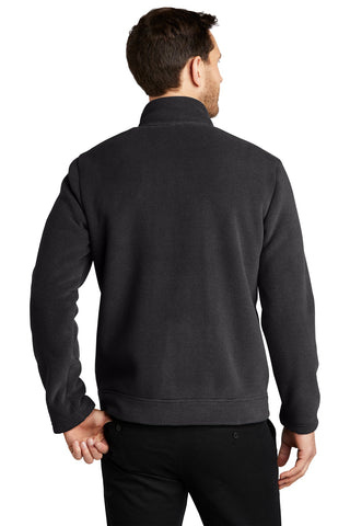 Port Authority Ultra Warm Brushed Fleece Jacket (Graphite/ Deep Black)
