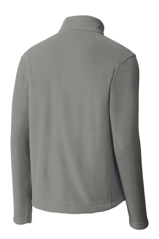 Port Authority Colorblock Value Fleece Jacket (Deep Smoke/ Battleship Grey)