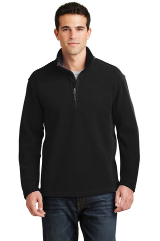 Port Authority Value Fleece 1/4-Zip Pullover (Black)