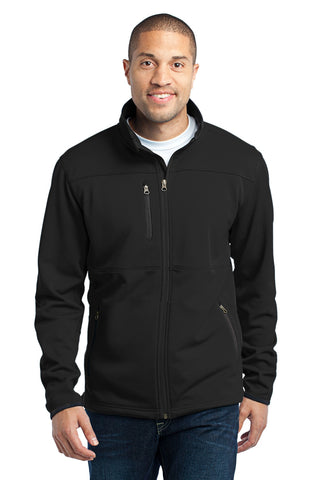 Port Authority Pique Fleece Jacket (Black)