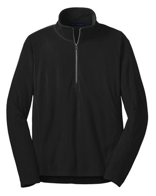 Port Authority Microfleece 1/2-Zip Pullover (Black)