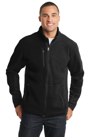 Port Authority R-Tek Pro Fleece Full-Zip Jacket (Black/ Black)