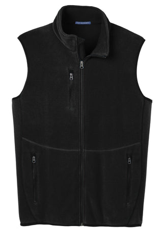 Port Authority R-Tek Pro Fleece Full-Zip Vest (Black/ Black)