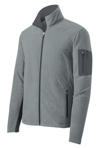 Port Authority Summit Fleece Full-Zip Jacket (Frost Grey/ Magnet)