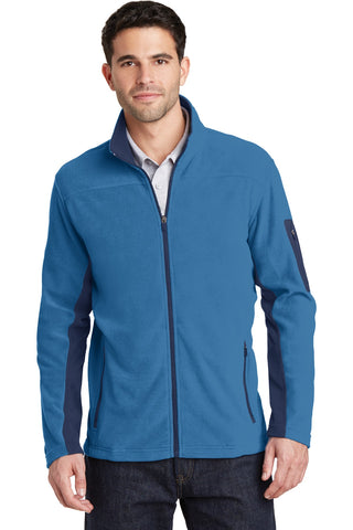 Port Authority Summit Fleece Full-Zip Jacket (Regal Blue/ Dress Blue Navy)