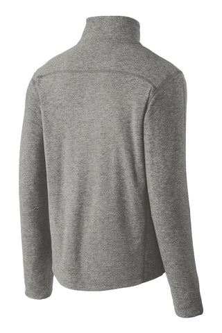 Port Authority Heather Microfleece 1/2-Zip Pullover (Pearl Grey Heather)