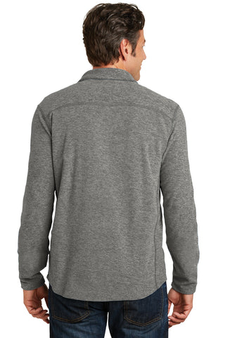 Port Authority Heather Microfleece 1/2-Zip Pullover (Pearl Grey Heather)