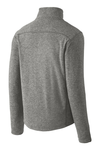 Port Authority Heather Microfleece Full-Zip Jacket (Pearl Grey Heather)