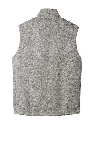 Port Authority Sweater Fleece Vest (Grey Heather)