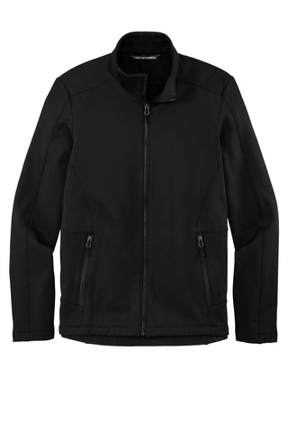 Port Authority Grid Fleece Jacket (Deep Black)