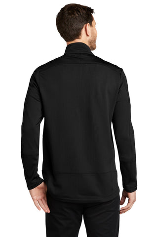 Port Authority Grid Fleece Jacket (Deep Black)