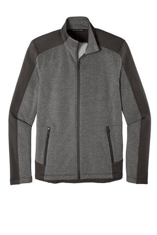 Port Authority Grid Fleece Jacket (Grey Smoke Heather/ Grey Smoke)