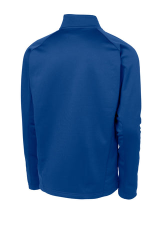 Sport-Tek Sport-Wick Fleece 1/4-Zip Pullover (True Royal/ Silver)