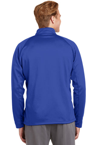 Sport-Tek Sport-Wick Fleece 1/4-Zip Pullover (True Royal/ Silver)