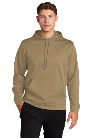 Sport-Tek Sport-Wick Fleece Hooded Pullover (Coyote Brown)